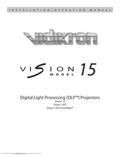 Vidikron Vision 15 Installation & Operation Manual