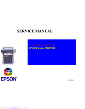 Epson Stylus Pro 7500 Service Manual