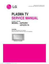 LG 42PX2RV Service Manual