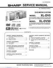 Sharp XLDV50 Service Manual