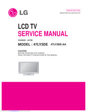 LG 47LY3DE Series Service Manual