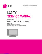LG 42LB2DE Series Service Manual