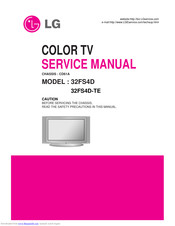 LG 32FS4D-TE Service Manual