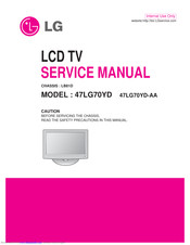 LG 52LG70YD Service Manual