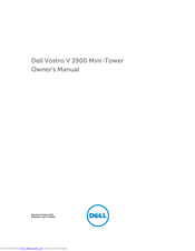 Dell Vostro V 3900 Owner's Manual