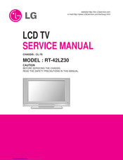LG RT-42LZ30 Service Manual