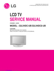 LG 32LX4DC-UB Service Manual