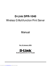 D-Link DPR-1040 Manual