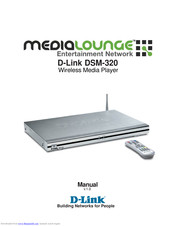D-Link MediaLounge DSM-320 User Manual