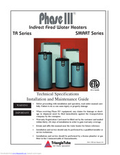 Phase 3 TR Series Technical Specifications Installation And Maintenance Manual