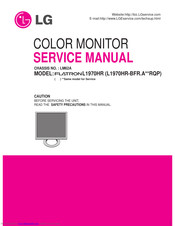 LG Flatron L1970HR-BFR.ARQP Service Manual