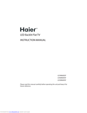 haier LE46M600SF Instruction Manual