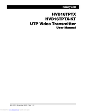 Honeywell HVB16TPTX User Manual