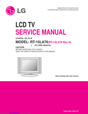 LG RT-15LA70 Service Manual