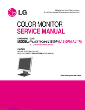 LG Flatron L1510P Service Manual