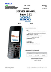 Nokia 3500 classic RM-273 Service Manual