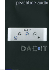 Peachtree Audio DAC iT Manual