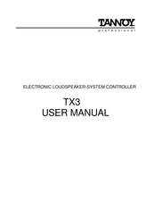 Tannoy TX3 User Manual