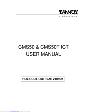 Tannoy CMS50 ICT User Manual
