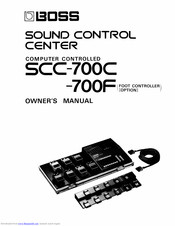 Boss SCC-700C Owner's Manual