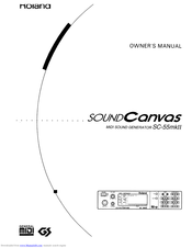 Roland Sound Canvas SC-55mkII Owner's Manual
