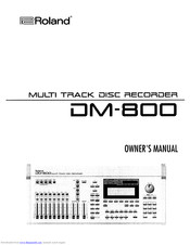 Roland DM-800 Owner's Manual