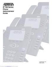 Adtran IP 700 Series Administrator's Manual