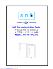 SNO WC-28S Owner's Manual