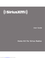 Sirius XM RAdio Home Kit User Manual