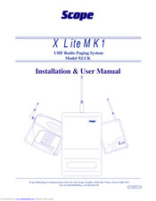 Scope X Lite MK1 XLUK Installation & User Manual