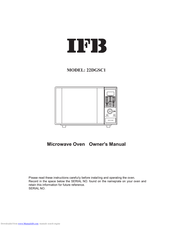 IFB 22DGSC1 Owner's Manual