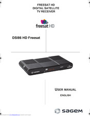 Sagem DSI86 HD Freesat User Manual