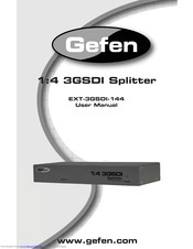 Gefen EXT-3GSDI-144 User Manual