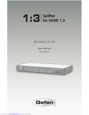 Gefen EXT-HDMI1.3-143 User Manual