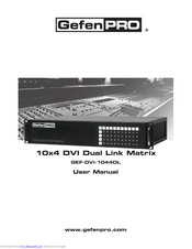 Gefen Pro GEF-DVI-1044DL User Manual