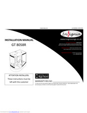 Insignia GT 8058R Installation Manual