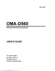 Omega Engineering OMA-D560 User Manual