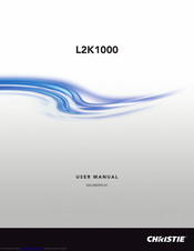 Christie L2K1000 User Manual