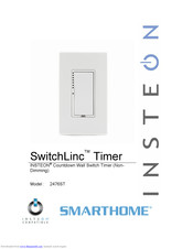 INSTEON SwitchLinc 2476ST Owner's Manual