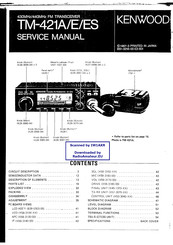 Kenwood TM-421ES Service Manual