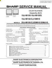 Sharp 20J-CJ20M10 Service Manual