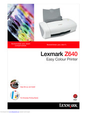 Lexmark Z640 Specifications