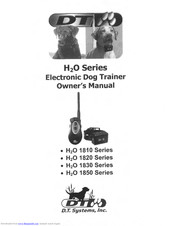 D.T. System H20 1820 Series Owner's Manual