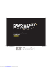 monster power Reference PowerSource HTPS7000 Owner's Manual