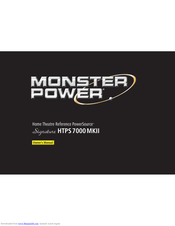 Monster Power PowerSource Signature HTPS 7000 MKII Owner's Manual