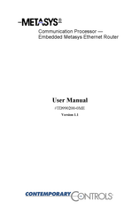 Metasys TD990200-0ME User Manual
