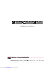 Lightwave Communications System Console Switch User Manual