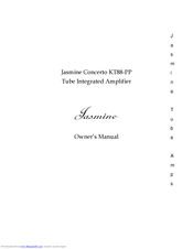 Jasmine Concerto KT88-PP Owner's Manual