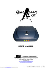JDS Technologies HomeRunner RBI User Manual