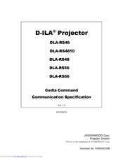 Jvc D-ILA DLA-RS4810 Specifications